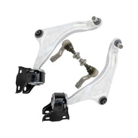 YIDEZU 4-piece front suspension kit for Land Rover Range Rover Evoque 2012-2019, not for heavy duty suspension models. Includes 2 lower control arms with ball joints and 2 outer tie rods. ISO9002 certified, impact and fatigue tested, backed by 1-year limited warranty. Direct OEM replacement to fix clunk noise, loose steering and uneven tire wear.