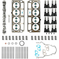 LS Stage2 5.3L V8 Camshaft Kit Lifter Valve Spring Push Rod w/Head Gasket | Fit For Chevrolet Silverado Tahoe GMC Sierra Yukon 4.8L 5.3L 6.0L Camshaft Kit Lifter Valve 1999-2007; OE E1840P