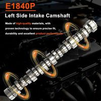LS Stage2 5.3L V8 Camshaft Kit Lifter Valve Spring Push Rod w/Head Gasket | Fit For Chevrolet Silverado Tahoe GMC Sierra Yukon 4.8L 5.3L 6.0L Camshaft Kit Lifter Valve 1999-2007; OE E1840P