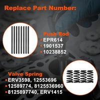 LS Stage2 5.3L V8 Camshaft Kit Lifter Valve Spring Push Rod w/Head Gasket | Fit For Chevrolet Silverado Tahoe GMC Sierra Yukon 4.8L 5.3L 6.0L Camshaft Kit Lifter Valve 1999-2007; OE E1840P