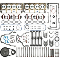 LS Gen III 5.3L Rebuild Kit Timing Chain Bearings Head Gasket Valves Silverado Tahoe Yukon