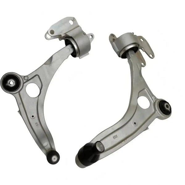 Brand‑new front lower left &amp; right control arm wishbone kit, direct OE replacement for Land Rover Discovery Sport, Range Rover Evoque and Jaguar E‑Pace 2020‑2024. OE numbers LR114248, LR146037, LR166006, LR155051, LR114249, LR146038, LR166007. Manufactured with premium metal material, pre‑tested for stable performance and long service life. Confirm part number and vehicle fitment prior to ordering.
