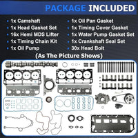 MDS 5.7 HEMI Camshaft Kit Fit For Chrysler Dodge Jeep 2009-2015