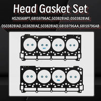 Hemi MDS 6.4 Lifters Camshaft Kit w/Head Gaskets Set Fit For Dodge Challenger Charger Chrysler 300 Jeep Grand Cherokee 6.4L V8 2011-2019 53021726AD HS26568PT 5038419AB 5038786AB 53022320AB 05038098AA