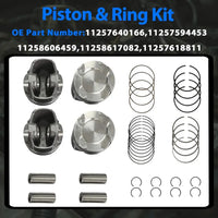 N20 2.0 Engine Rebuild Overhaul Kit With Crankshaft Connecting Rods & Pistons Set & Timing Chain Kit fit for BMW N20 N26 125i 320i 328i 428i 528i X1 X3 Z4 F30 F10 F25 E89 2.0T 2009-2018 11217640165