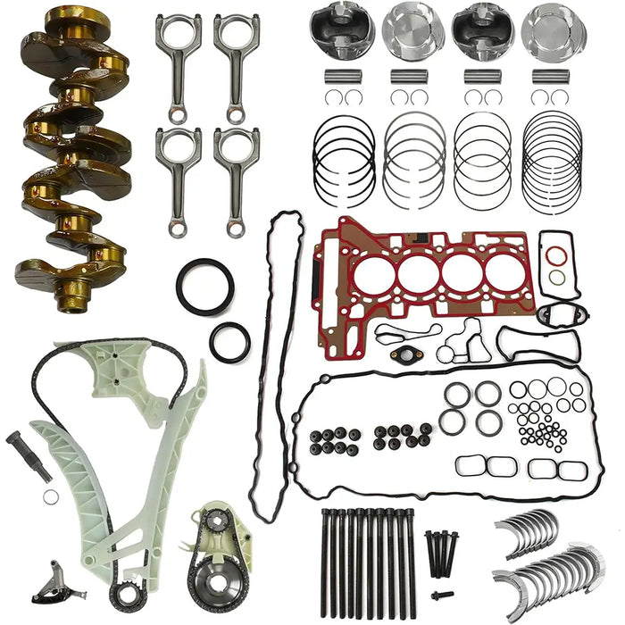 N20 2.0 Engine Crankshaft & High Performance Pistons & Timing Chain Kit & Connecting Rods & Bearing Fit