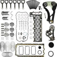 N55 3.0 Overhaul Rebuild Kit with Timing Chain VVT Gear Kit Piston & Bearing Kit For BMW 2011-2018 | Fit for BMW 135i 335i 435i 535i 640i 740i X1 X2 X3 X4 X5 X6 Replace#11127599212 11367583208