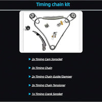 VQ35DE 3.5L Timing Chain Kit VVT Gear Water Pump Tensioner | Fit For Nissan 350Z Maxima Murano Infiniti G35 3.5L Timing Chain Kit Water Pump 2002-2007 13028AL510 21010AL525