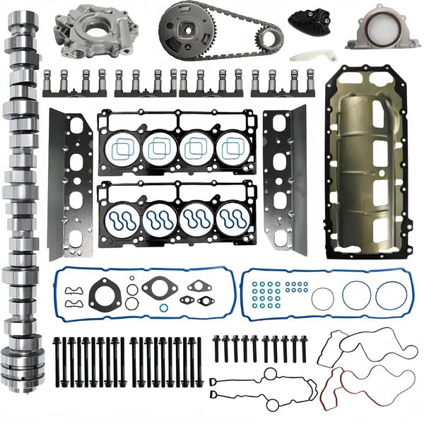 Non-MDS 5.7 Hemi camshaft lifter kit, oil pump, timing chain & head gasket. OE#53022372AA for Chrysler 300, Charger, Durango, Grand Cherokee 2009-2017.