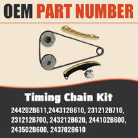 1.6L Crankshaft Piston Timing Chain Kit Fit Hyundai Accent Veloster Kia Rio Soul
