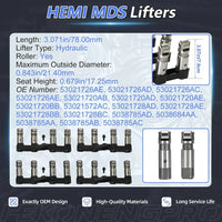 5.7L Hemi MDS Camshaft Lifter Kit Fit Ram 1500 Durango Chrysler Aspen