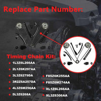 5L1Z6250AA Left Right Camshaft + VVT Sprocket Timing Chain Set Ford 5.4