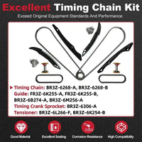 Ford 5.0L V8 Overhaul Kit Full Head Gasket Set & Complete Timing Chain Kit