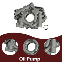 5.7 Engine Rebuild Kit w/Water Pump Piston Timing Chain Kit 