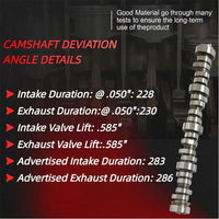 E1840P Camshaft Kit 5.3L 5.7L 6.0L V8 for Chevrolet GMC Cadillac