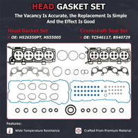 Ford 5.0L V8 Overhaul Kit Full Head Gasket Set & Complete Timing Chain Kit