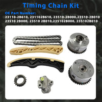 G4FD 1.6L Full Engine Rebuild Kit Crankshaft Timing Chain Hyundai Elantra Kia Forte Rio