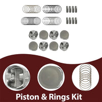 5.7 Engine Rebuild Kit w/Water Pump Piston Timing Chain Kit 