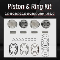 G4FJ 1.6L Full Engine Rebuild Kit with Crankshaft Timing VVT Head Gaskets Bearings