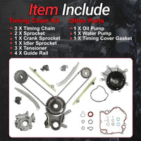 4.7L V8 Timing Chain Kit Water Oil Pump Gasket Set