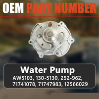 9-0753S Timing Chain Kit VVT Sprocket Valve Water Pump Serpentine Belt Kit Buick Enclave GMC Acadia