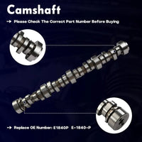 Stage 2 Camshaft w/NON AFM DOD Valve Lifters & Springs & Pushrods & Gaskets Set Fit For GM Chevy Gen3 LS1 LS6 LQ4 4.8 5.3 5.7 6.0