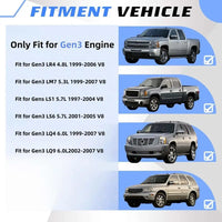 E1840P Stage 2 Camshaft Kit w/Valve Spring & Push Rod Timing Cover Gasket Oil Seals Fit For GM Chevy 1999-2007 For Pontiac LR7 LM7 LS1 LS6 LQ4 LQ9 5.3L 5.7L 6.0L V8 PAC-1218