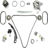 3.5L VQ35DE Timing Chain Kit With Oil Pump Water Pump Sprockets Guides Tensioners | For Nissan Infiniti Altima Maxima Murano 350Z I35 G35 FX35 M35 2002-2008