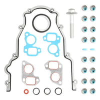 E1840P Stage 2 Camshaft Kit w/Valve Spring & Push Rod Timing Cover Gasket Oil Seals Fit For GM Chevy 1999-2007 For Pontiac LR7 LM7 LS1 LS6 LQ4 LQ9 5.3L 5.7L 6.0L V8 PAC-1218