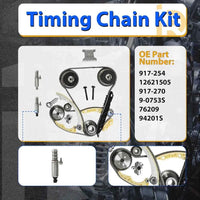 Engine rebuild kit compatible with GMC Terrain 2011-2016 including timing chain and head gasket