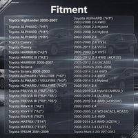 2AZ-FE 2.4L Long Block Engine Assembly for Toyota Highlander Camry RAV4 Alphard Previa. Brand new