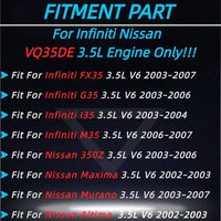 VQ35DE 3.5L Timing Chain Kit VVT Gear Water Pump Tensioner | Fit For Nissan 350Z Maxima Murano Infiniti G35 3.5L Timing Chain Kit Water Pump 2002-2007 13028AL510 21010AL525