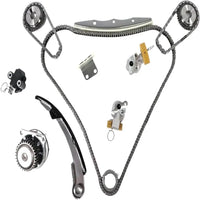 VQ35DE 3.5L Timing Chain Kit VVT Gear Water Pump Tensioner | Fit For Nissan 350Z Maxima Murano Infiniti G35 3.5L Timing Chain Kit Water Pump 2002-2007 13028AL510 21010AL525