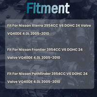 VQ40DE Engine Timing Chain Kit & Water Pump Oil Pump Fit For Nissan Frontier Pathfinder Xterra 3954CC V6 DOHC 24 Valve 4.0L 2005-2010,13085-EA210 13070-EA200 13070-ZK01B
