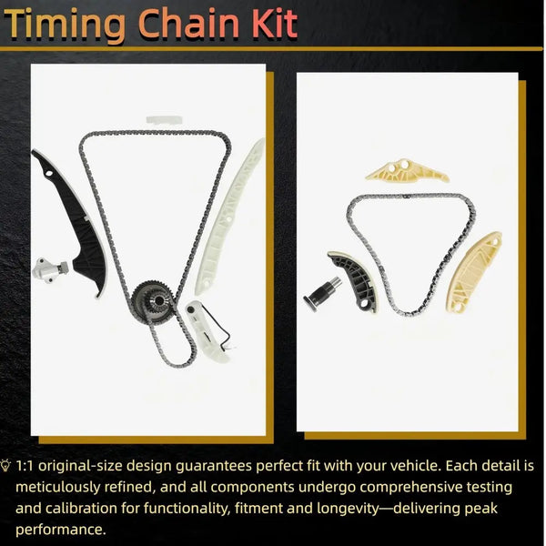 2.0L Timing Chain Kit w/Oil Pump & Water Pump 06H109509D 06H115105AC | Fit For Audi A3 A4 A5 A6 Q3 Q5 TT VW Jetta GTI Passat CC Beetle EOS Ti-guan 2.0L CAEB CCTA 2009-2015 06H121026BP