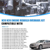 N20 2.0 Engine Crankshaft & High Performance Pistons & Timing Chain Kit & Connecting Rods & Bearing Fit