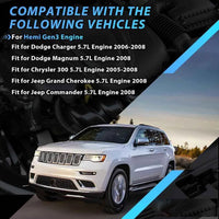 5.7 Hemi Engine Rebuild Kit with Piston Kit & Timing Chain Kit & Water Pump | Compatible with 2005-2008, Chrysler 300, Jeep Grand Cherokee, Commander, Dodge Charger #HS26284PT