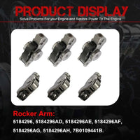 Pentastar 3.6L 24PCS Lifter Rocker Arm Kit 5184332AA 5184296AE Jeep Wrangler Ram 1500