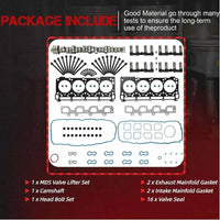 6.4 Hemi Full Overhaul Kit Camshaft MDS Non-MDS Lifters Timing Chain Head Gaskets