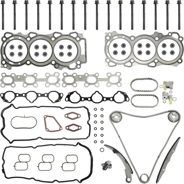 4.0L V6 Timing Chain Kit Head Gasket Set Fit Nissan Frontier Xterra Pathfinder