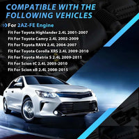2AZ-FE 2.4 Engine Rebuild Kit With Piston Kit Crankshaft & Connecting Rods & Main Rod Bearings 2001-2015 | Fit For Toyota Highlander RAV4 Corolla XRS Matrix S Scion tC xB 2.4L Replace#13401-28030